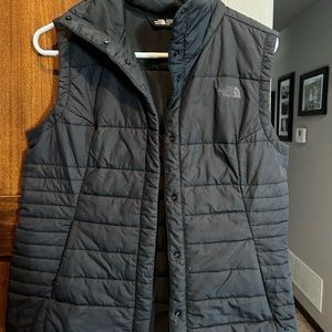 North Face Womens Black Vest Size Large